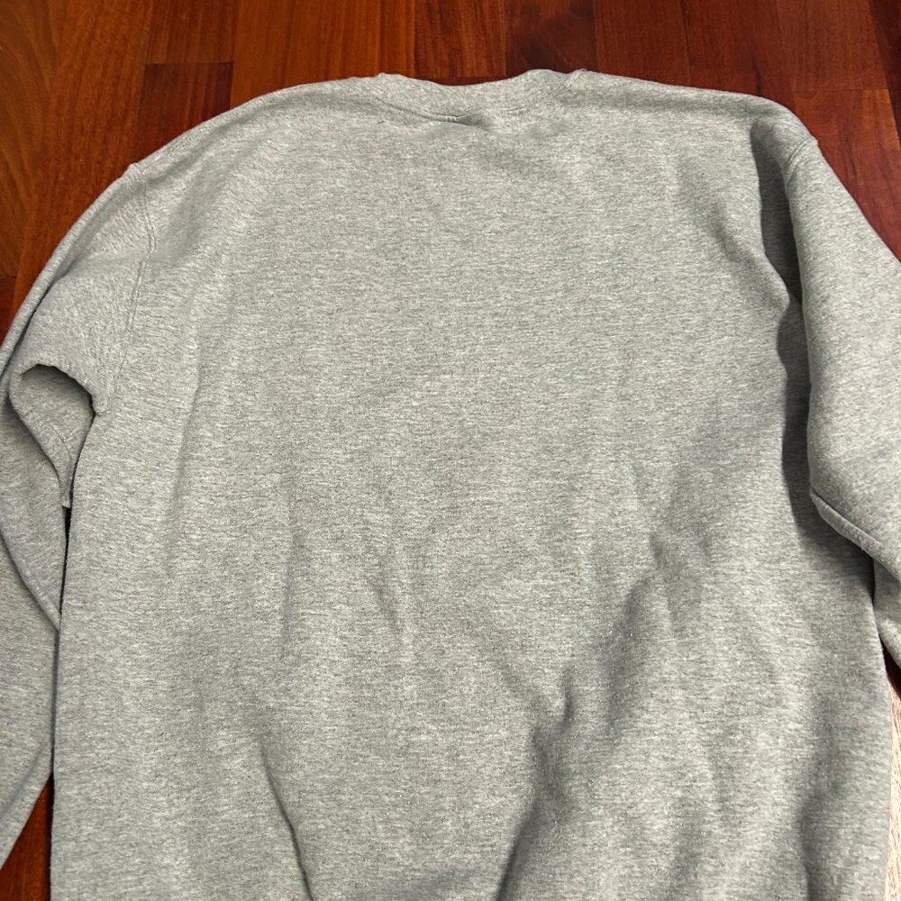 Oversized Grey Sweatshirt with multicolor lightning bolt - Picture 3 of 3